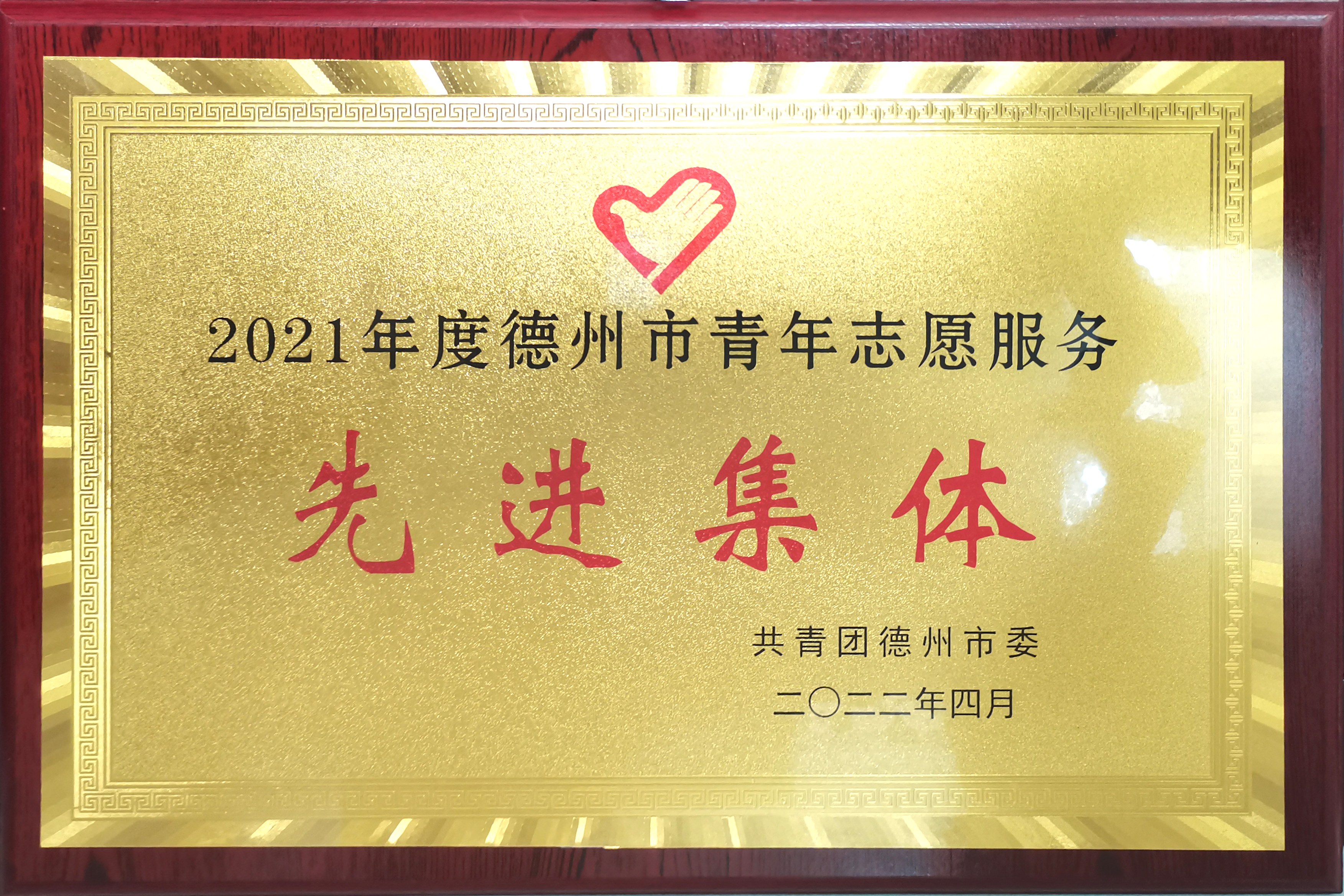 2021年度德州市青年志愿服務(wù)先進集體